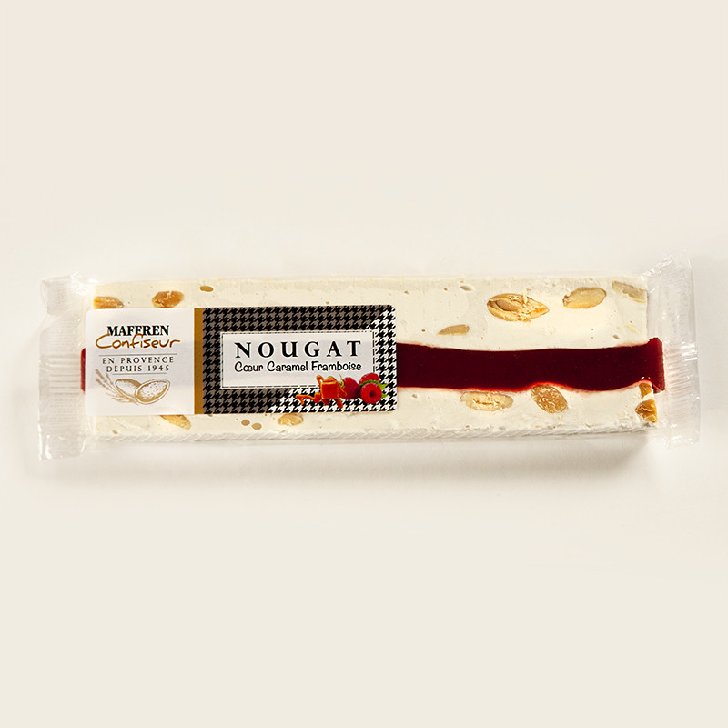 Nougat Cœur Caramel Framboise